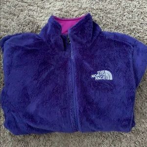 purple north face jacket